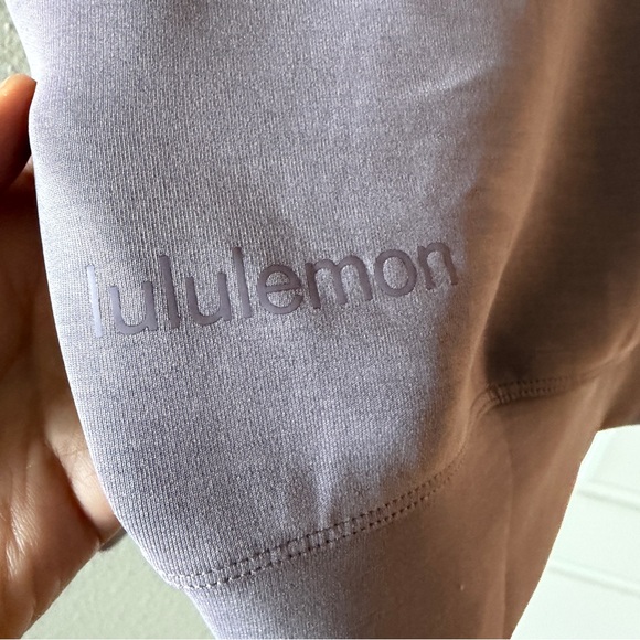 Lululemon Perfectly Oversized Cropped Crew Softstreme Dusky Lavender size 8 - Picture 5 of 6